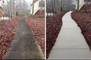 Sidewalk Pressure washing